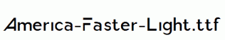 America-Faster-Light.ttf