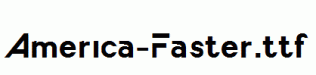 America-Faster.ttf