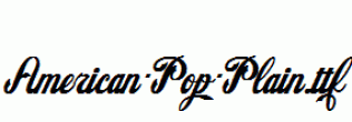 American-Pop-Plain.ttf