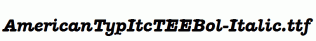 AmericanTypItcTEEBol-Italic.ttf