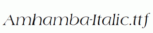 Amhamba-Italic.ttf