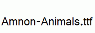 Amnon-Animals.ttf