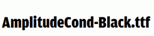 AmplitudeCond-Black.ttf