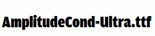 AmplitudeCond-Ultra.ttf