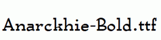 Anarckhie-Bold.ttf