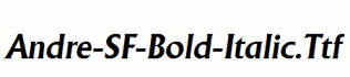 Andre-SF-Bold-Italic.ttf
