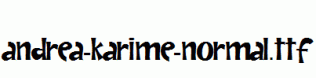 Andrea-Karime-Normal.ttf