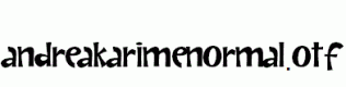 AndreaKarimeNormal.otf