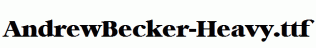 AndrewBecker-Heavy.ttf