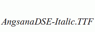 AngsanaDSE-Italic.ttf