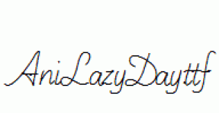AniLazyDay.ttf