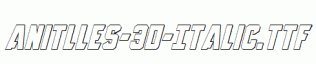 Anitlles-3D-Italic.ttf