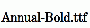 Annual-Bold.ttf