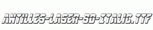 Antilles-Laser-3D-Italic.ttf