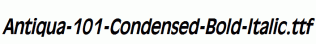 Antiqua-101-Condensed-Bold-Italic.ttf