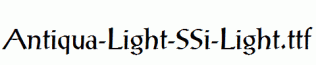 Antiqua-Light-SSi-Light.ttf