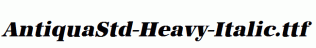 AntiquaStd-Heavy-Italic.ttf