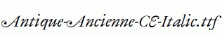 Antique-Ancienne-CE-Italic.ttf