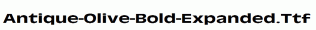 Antique-Olive-Bold-Expanded.ttf