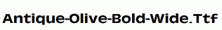 Antique-Olive-Bold-Wide.ttf