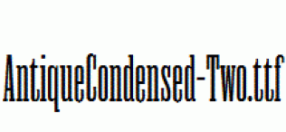AntiqueCondensed-Two.ttf