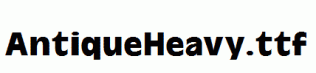 AntiqueHeavy.ttf