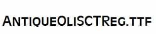 AntiqueOliSCTReg.ttf