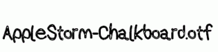 AppleStorm-Chalkboard.otf