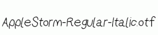 AppleStorm-Regular-Italic.otf