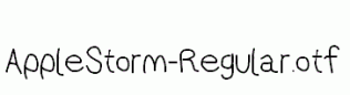 AppleStorm-Regular.otf