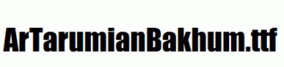 ArTarumianBakhum.ttf