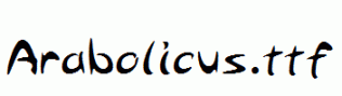 Arabolicus.ttf