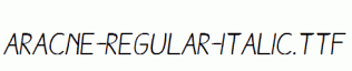 Aracne-Regular-Italic.ttf