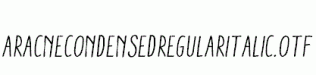 AracneCondensedRegularItalic.otf