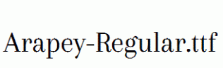 Arapey-Regular.ttf