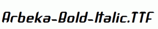 Arbeka-Bold-Italic.ttf