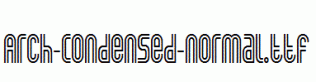 Arch-Condensed-Normal.ttf