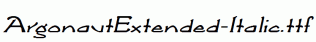 ArgonautExtended-Italic.ttf