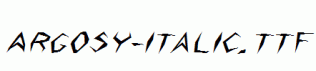 Argosy-Italic.ttf