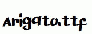 Arigato.ttf