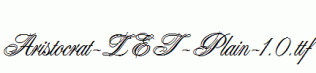 Aristocrat-LET-Plain-1.0.ttf