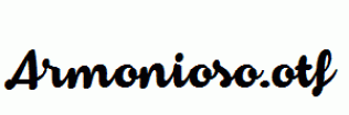 Armonioso.otf