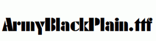 ArmyBlackPlain.ttf