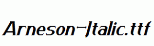 Arneson-Italic.ttf