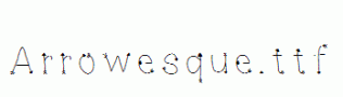 Arrowesque.ttf
