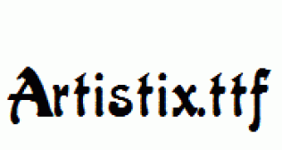 Artistix.ttf