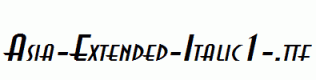 Asia-Extended-Italic1-.ttf