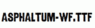 Asphaltum-WF.ttf