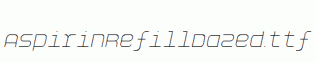 AspirinRefillDazed.ttf