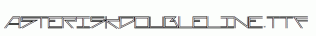 AsteriskDoubleLine.ttf